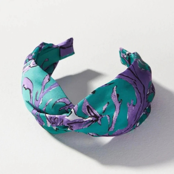 NWT Anthropologie Abstract Floral Headband - Picture 1 of 4